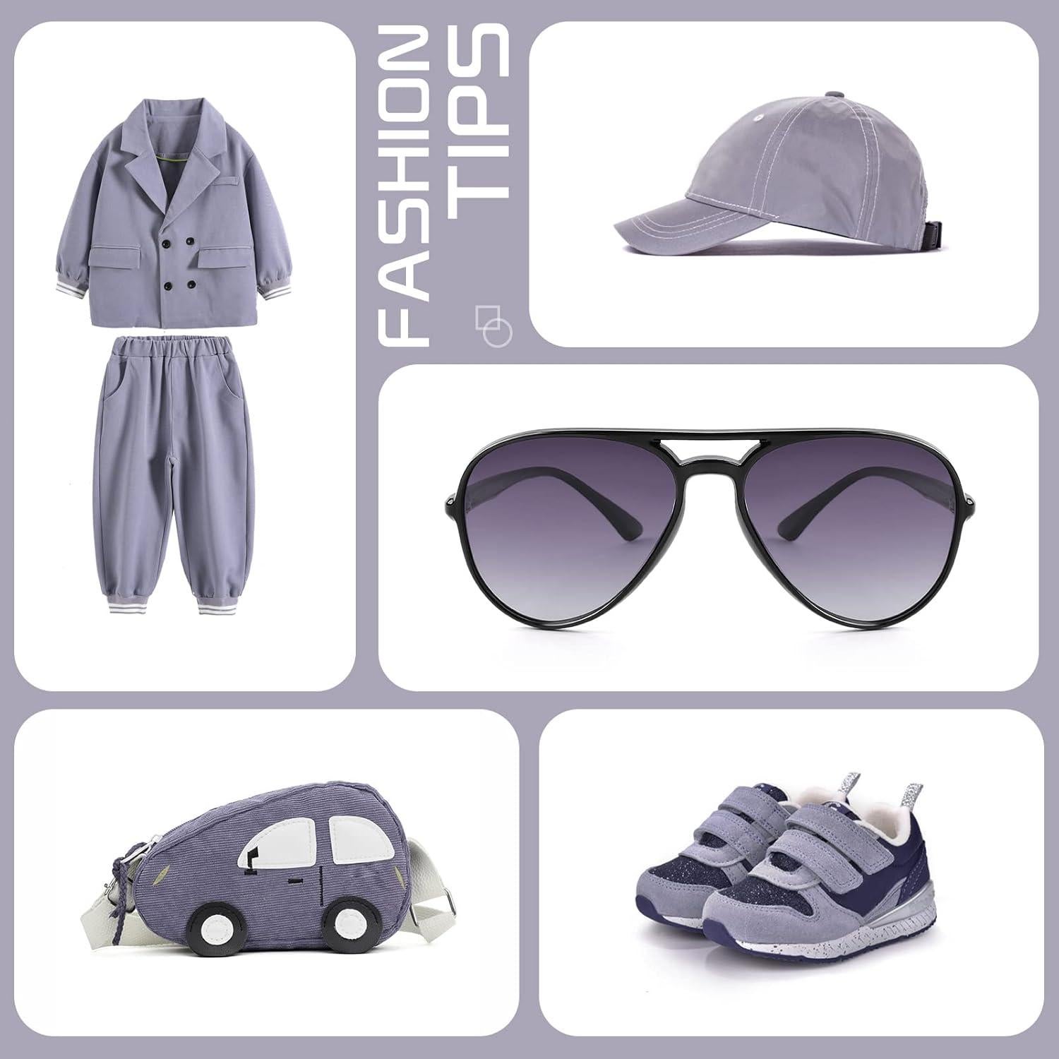 Gafas de sol polarizadas FONHCOO para niños 5-12 años UV400