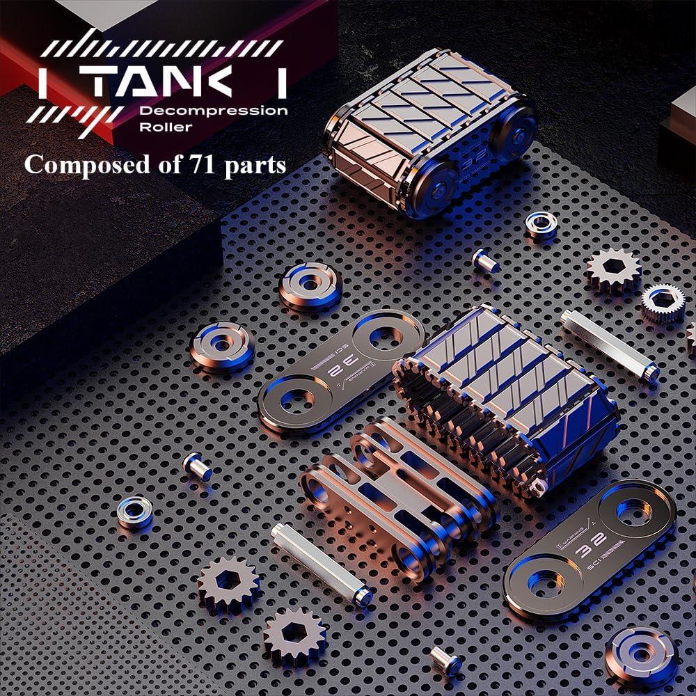 Juguete Antiestrés Metálico Faimocas Tanque Alivio Ansiedad