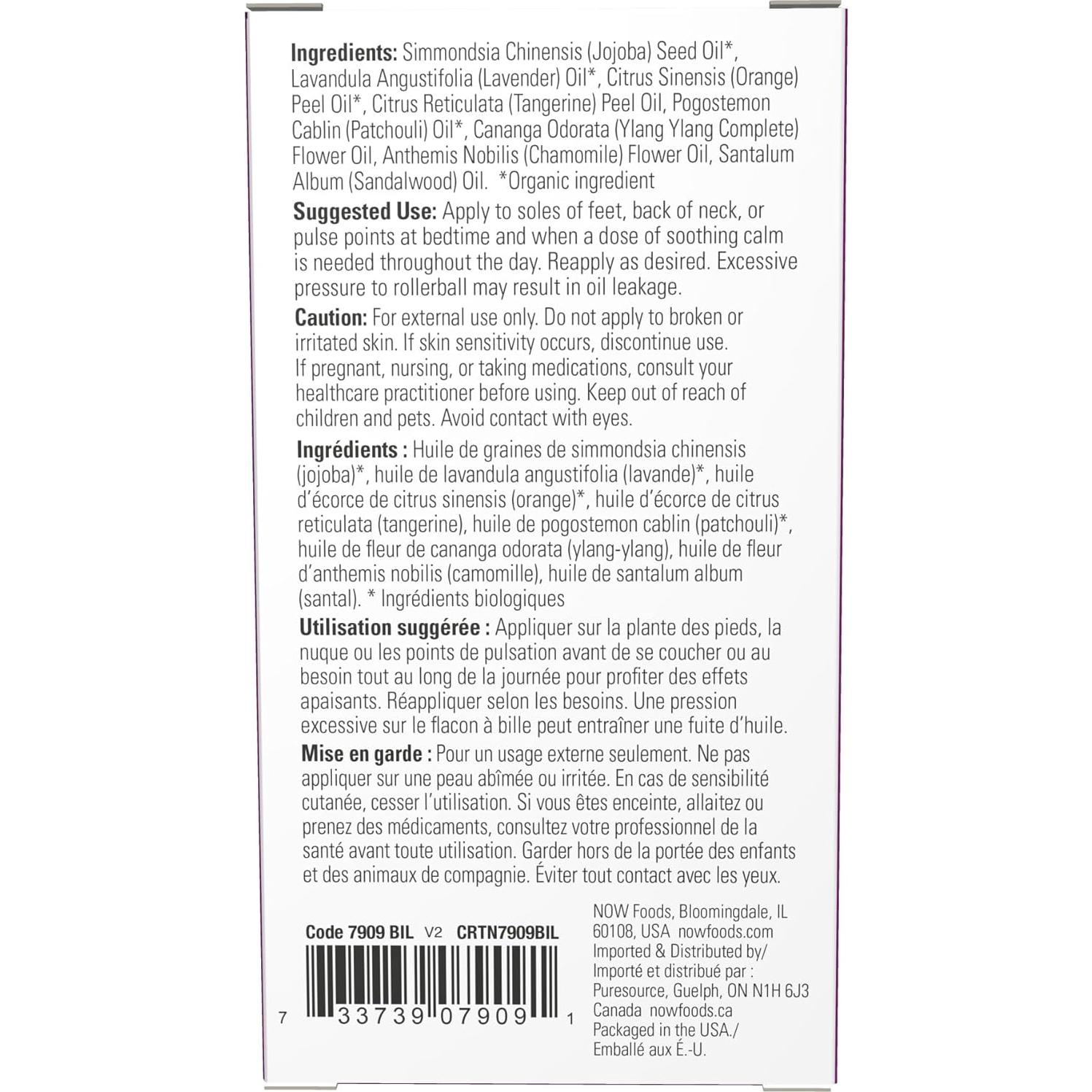 Aceite Esencial Relajante NOW Toma Un Zen Diez 10 mL