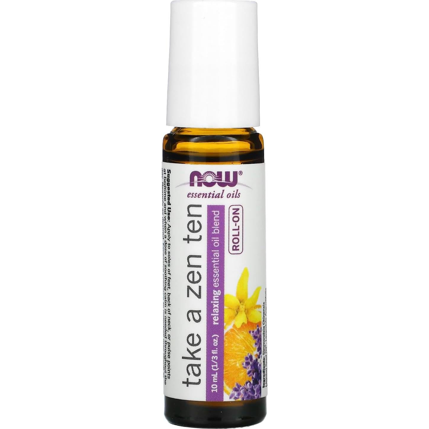Aceite Esencial Relajante NOW Toma Un Zen Diez 10 mL