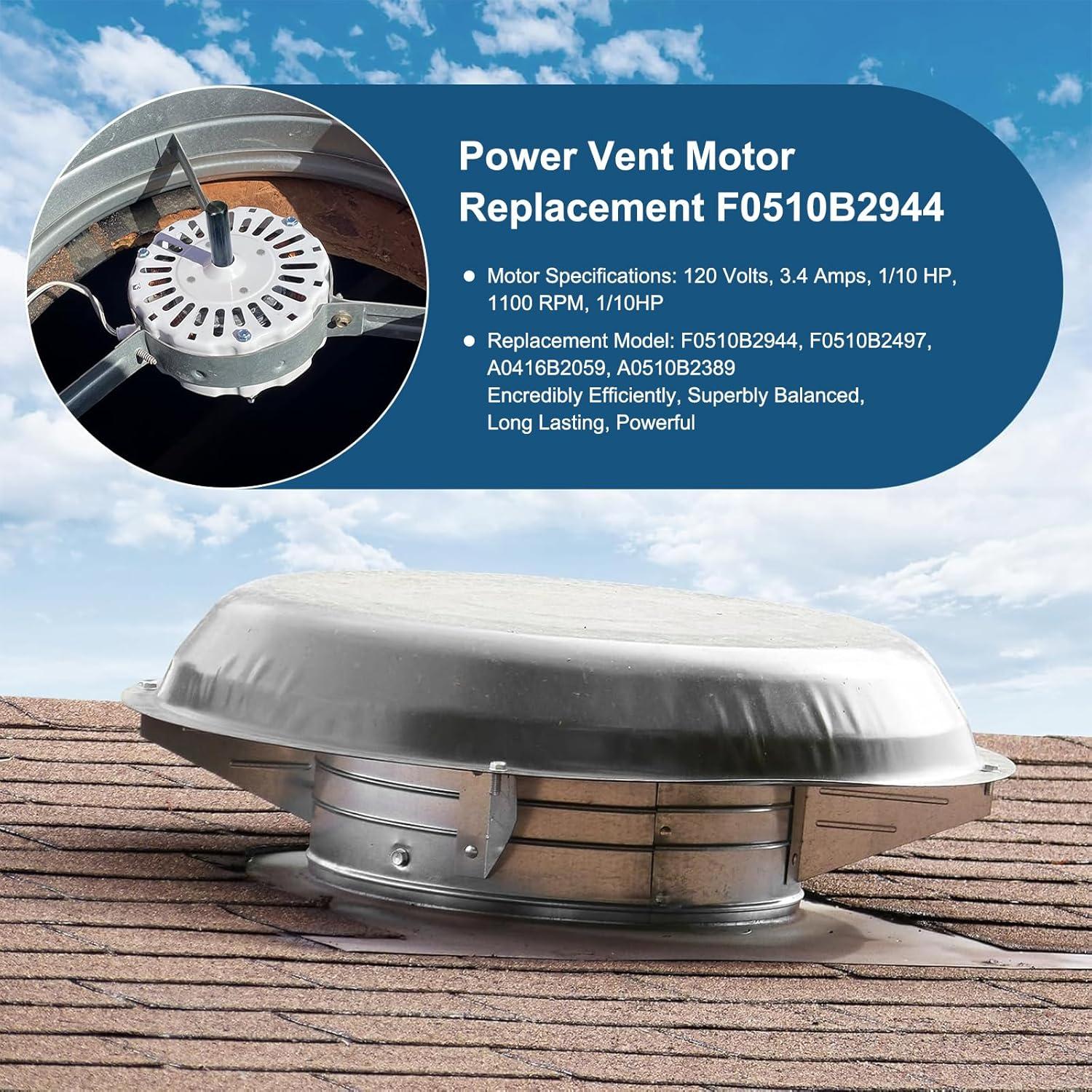 Motor de Ventilador de Techo Aibabcue F0510B2944 3.4A 1100RPM