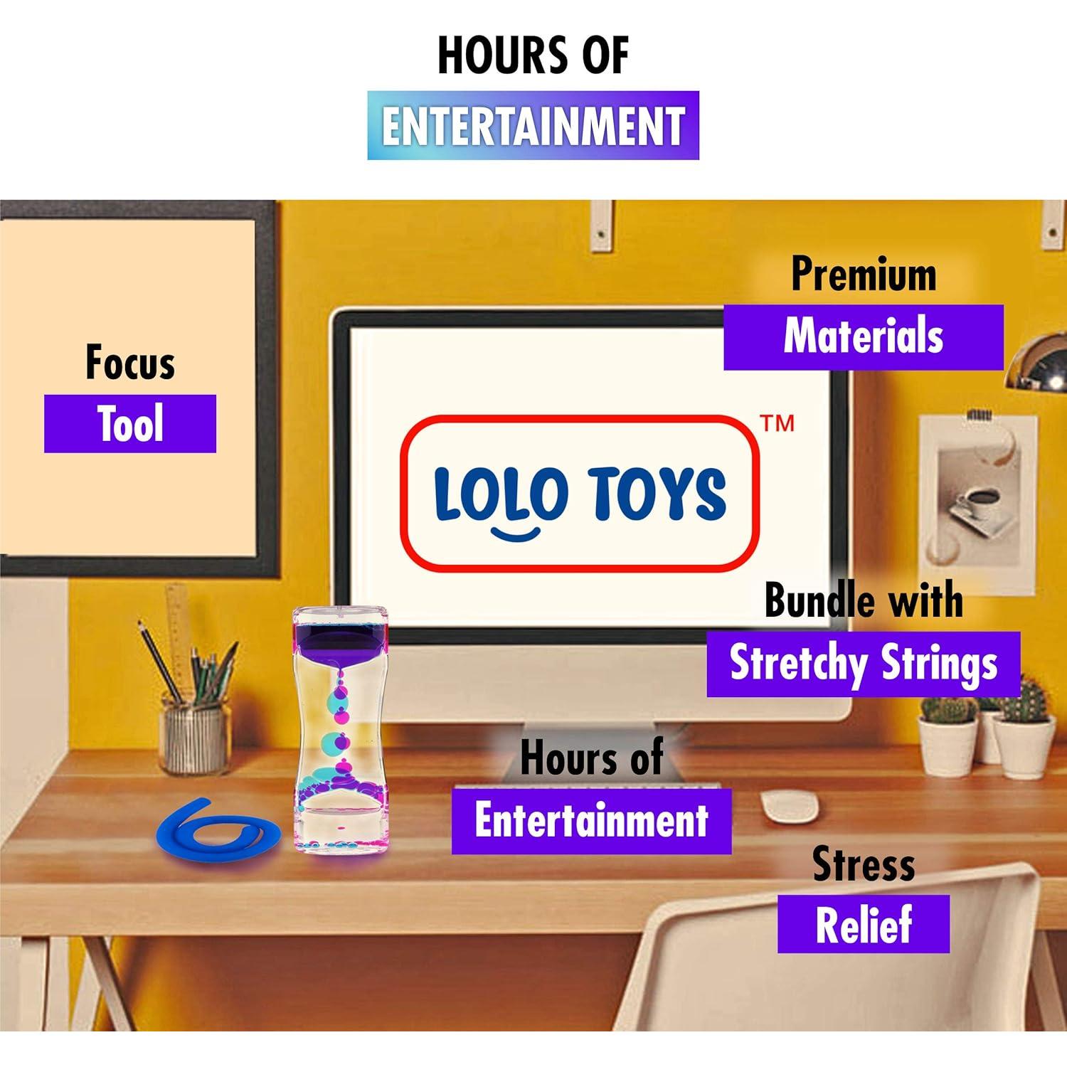 Juguetes Sensoriales Lolo Toys - Paquete 2 Piezas Azul