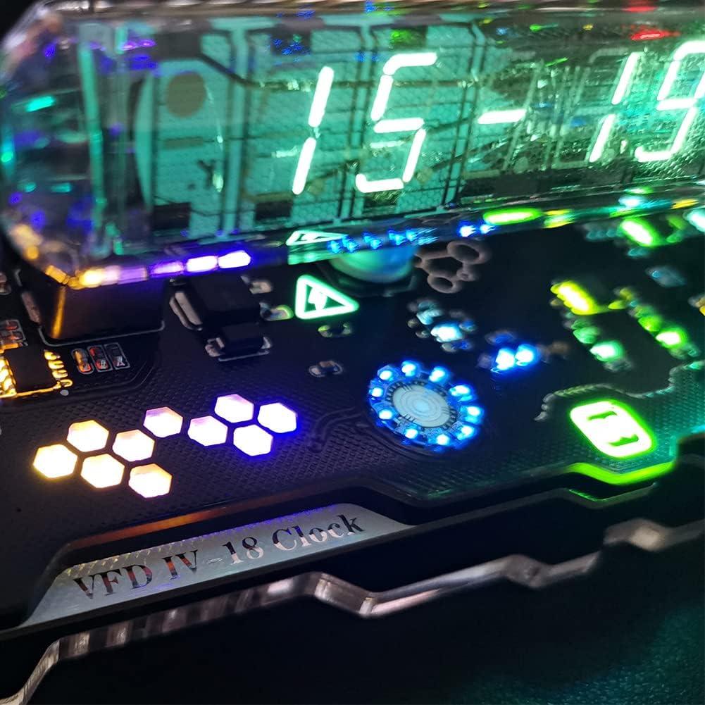 Reloj de tubo fluorescente TPHRAVAL IN18 vintage RGB