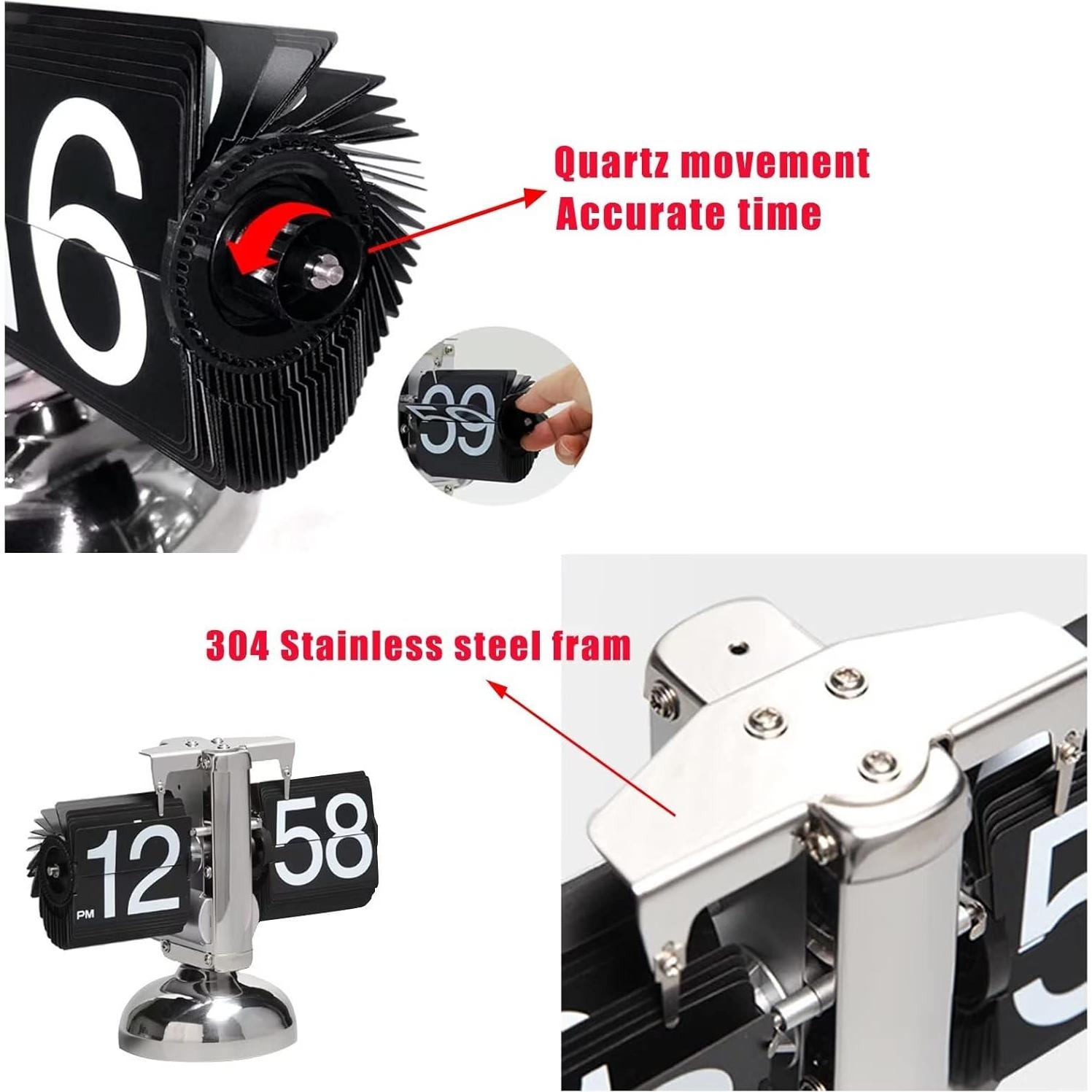 Reloj de Mesa Digital Retro KENJIEY Mecánico 20,8x8,1cm