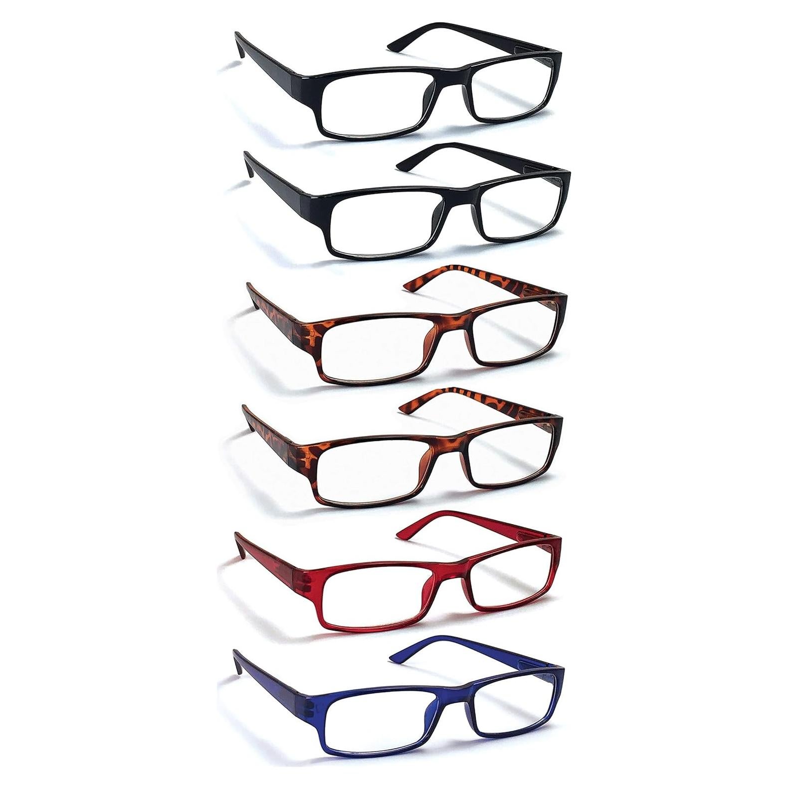 Paquete de 6 Gafas de Lectura BOOST EYEWEAR 1.75D