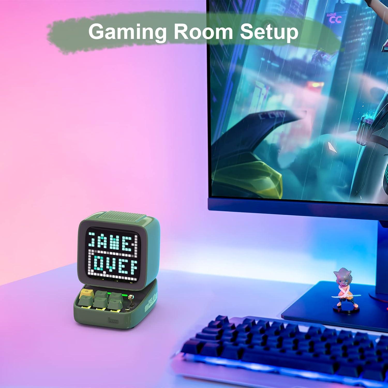 Divoom Ditoo Altavoz LED Bluetooth Retro 10W Verde