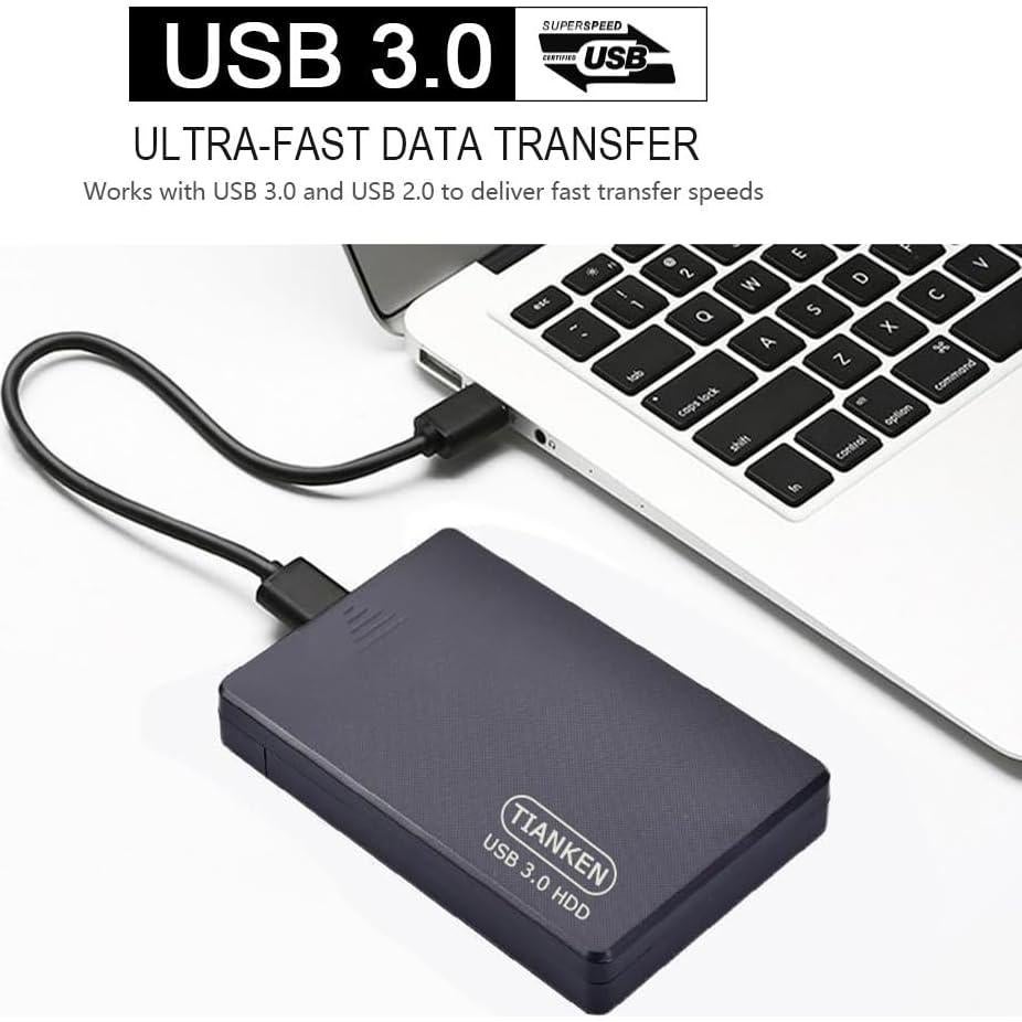 Disco Duro Externo 1TB Tianken Ultra Delgado USB 3.0