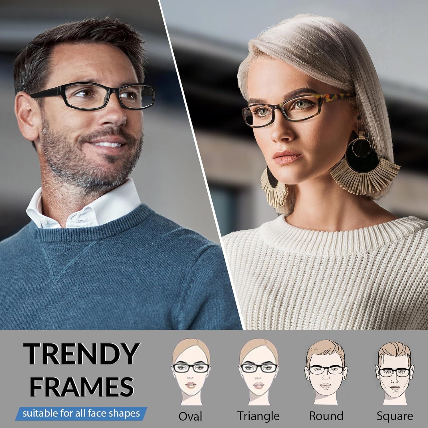 Gafas de lectura Gaoye 6 pares con protección luz azul 4.0x