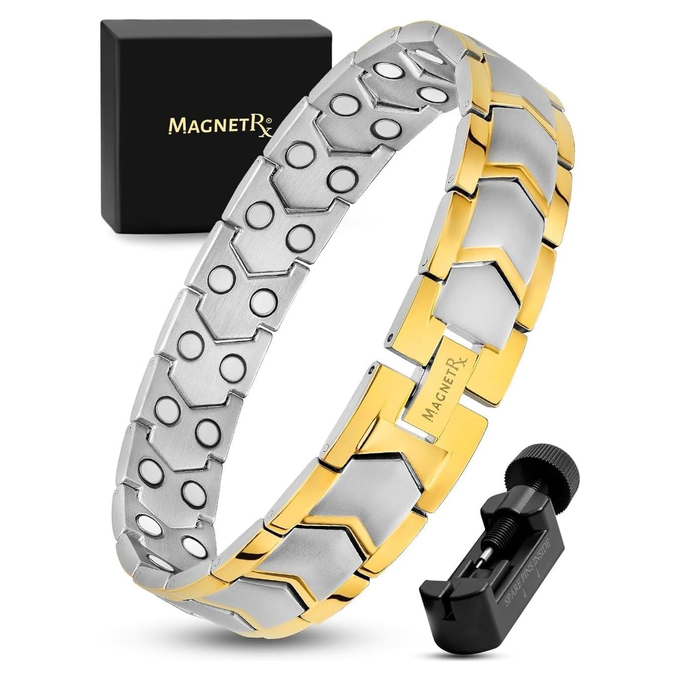 Pulsera Magnética MagnetRX de Acero Inoxidable Ajustable
