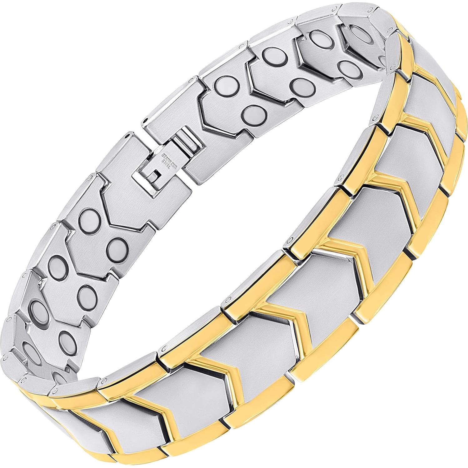 Pulsera Magnética MagnetRX de Acero Inoxidable Ajustable