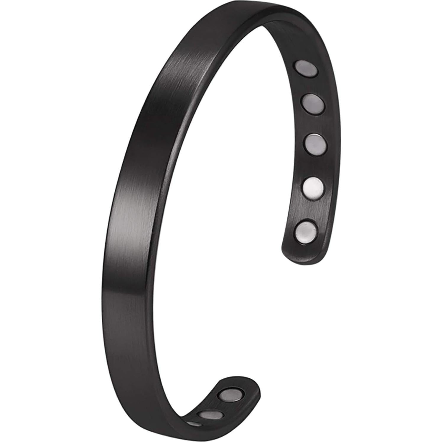 Pulsera Magnética MagnetRX para Hombres - Negro Mediana