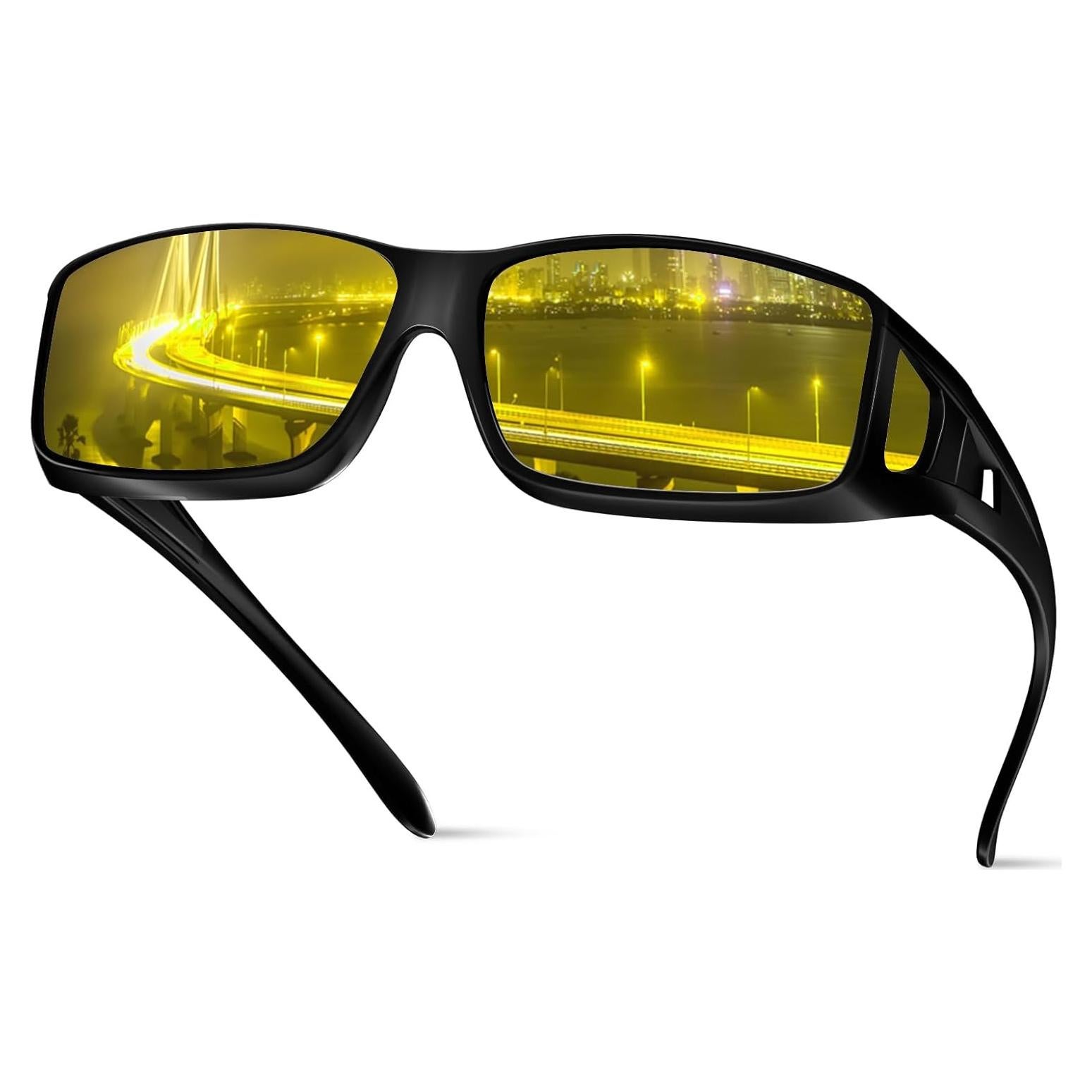 Gafas de Sol FIMOSON Polarizadas Visión Nocturna Amarilla