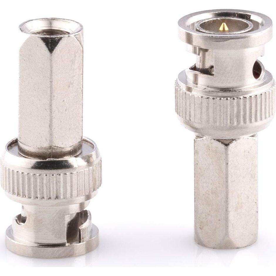 Conectores BNC Enroscar EL CIMPLE CO RG59 - Paquete de 4