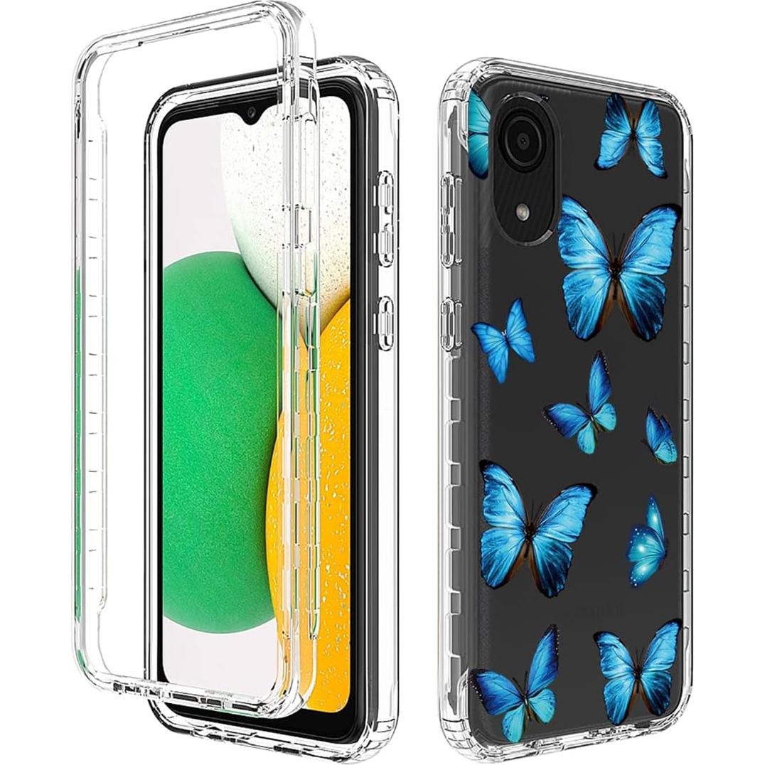 Funda Protectora Ueokeird para Samsung Galaxy A03 Core Azul