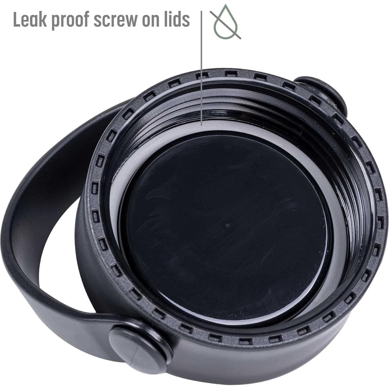 Botella Aislada Goodful 1.18L Acero Inoxidable Gris Carbón