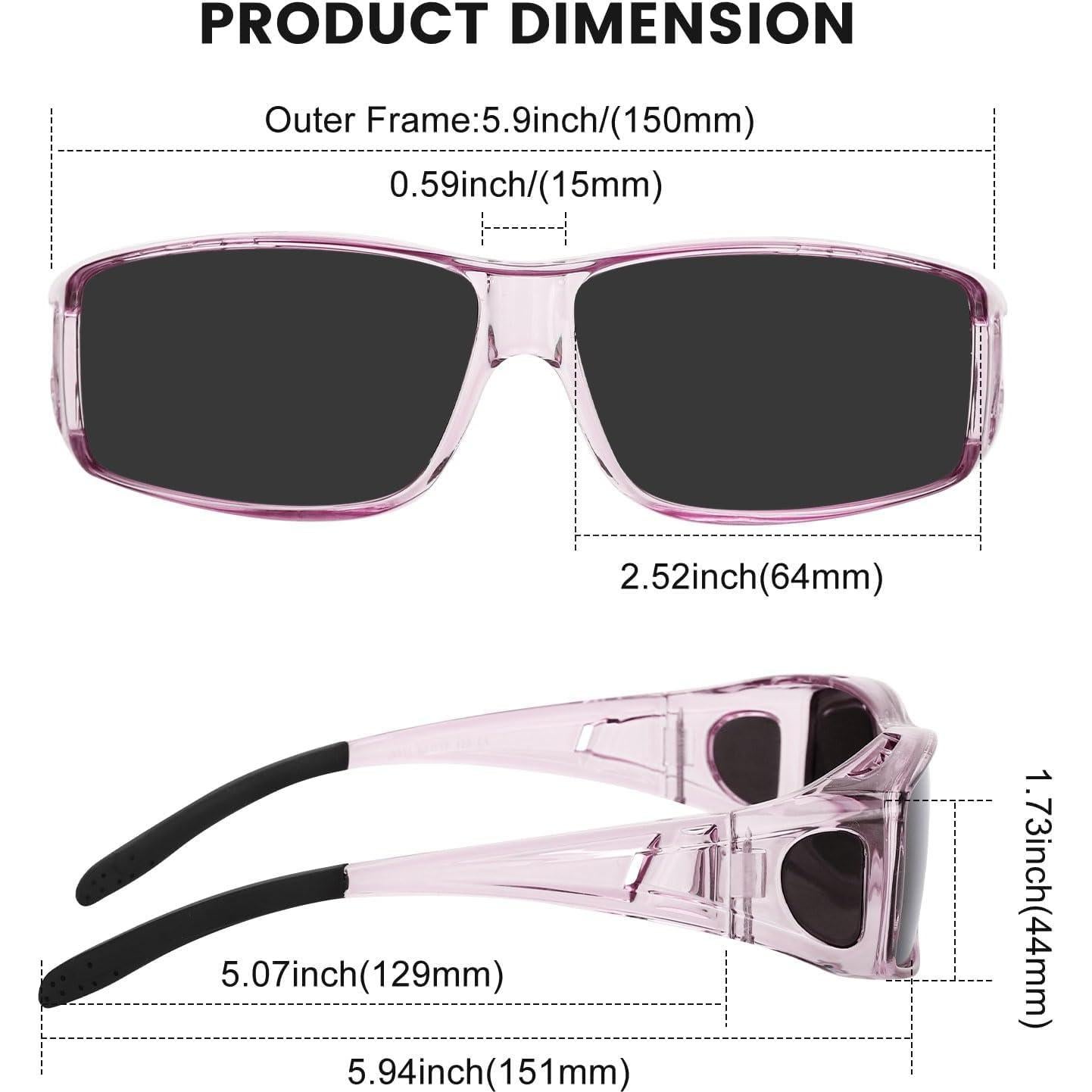 Gafas de sol FIMOSON polarizadas UV400 para sobre gafas