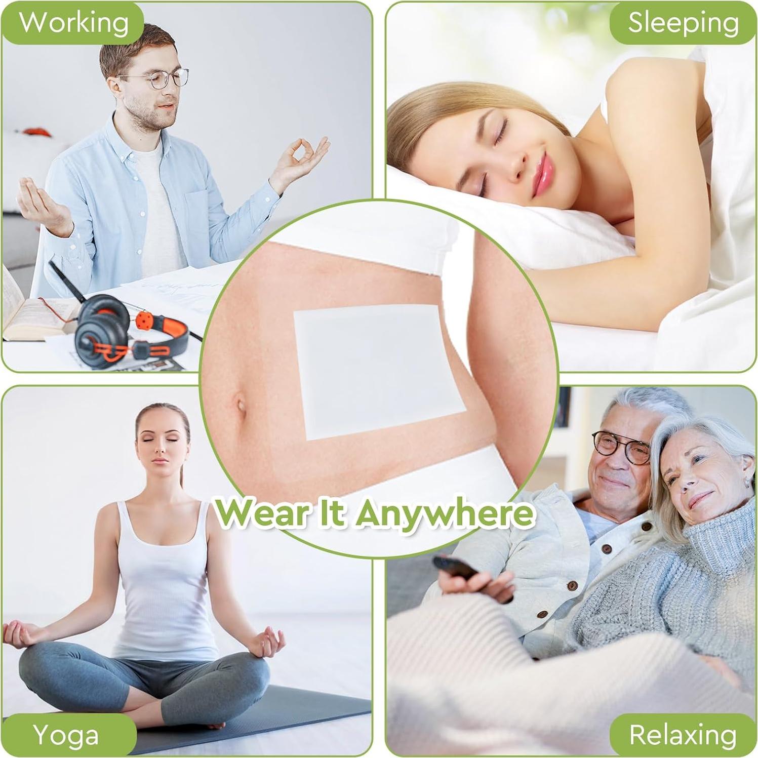 Paquete de 10 Parches de Aceite de Ricino STFOCE 17x12.9cm