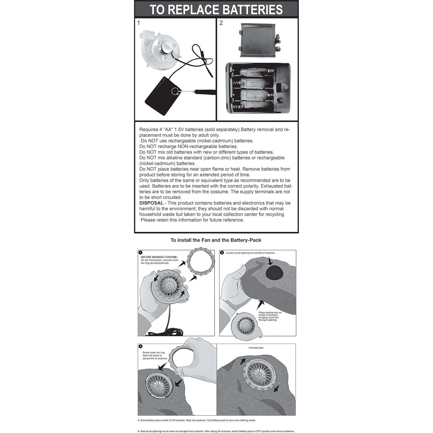 Disfraz Inflable Pared-Nuez Plantas Vs Zombis Adulto