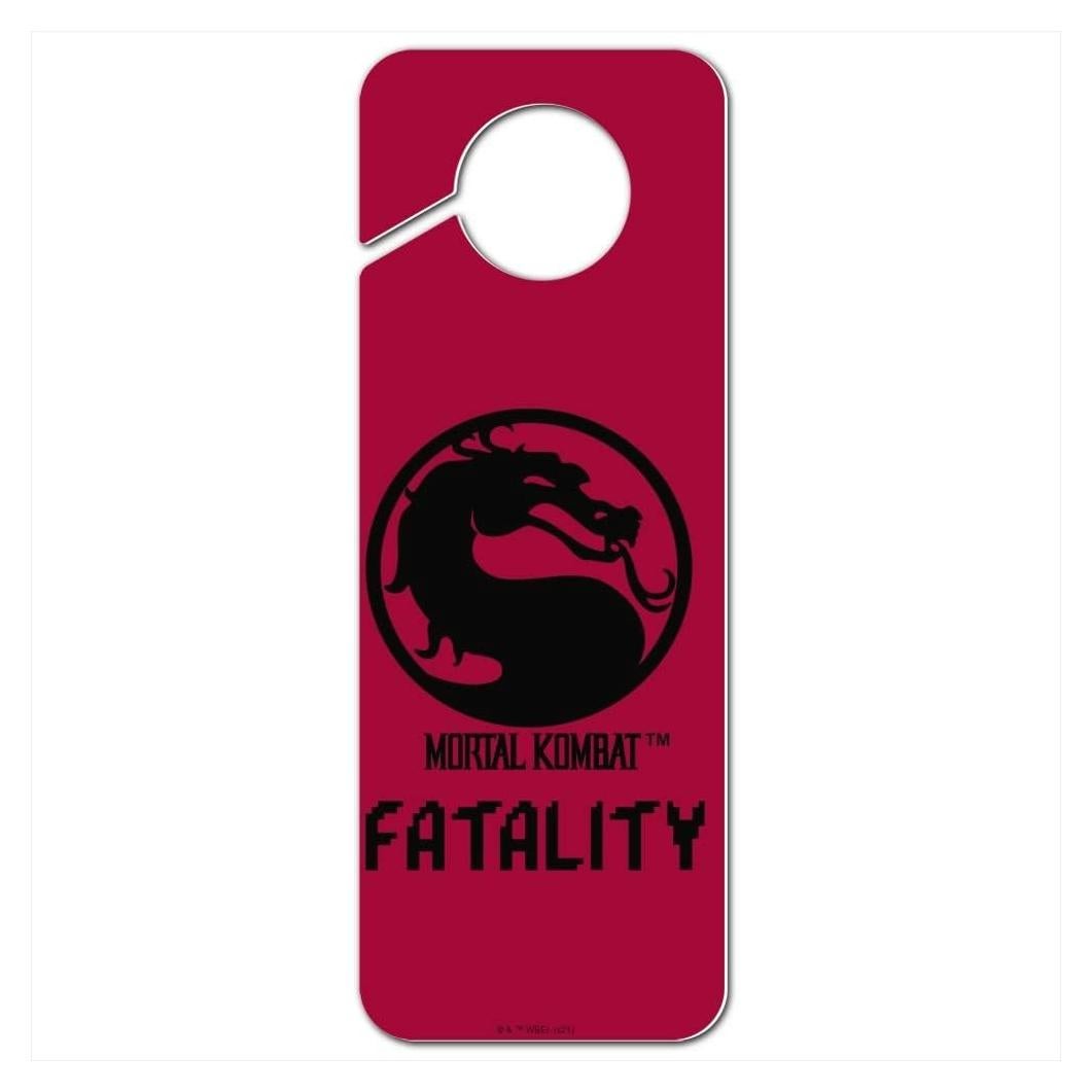 Cartel de Puerta Mortal Kombat Graphics & More 24x8.9cm