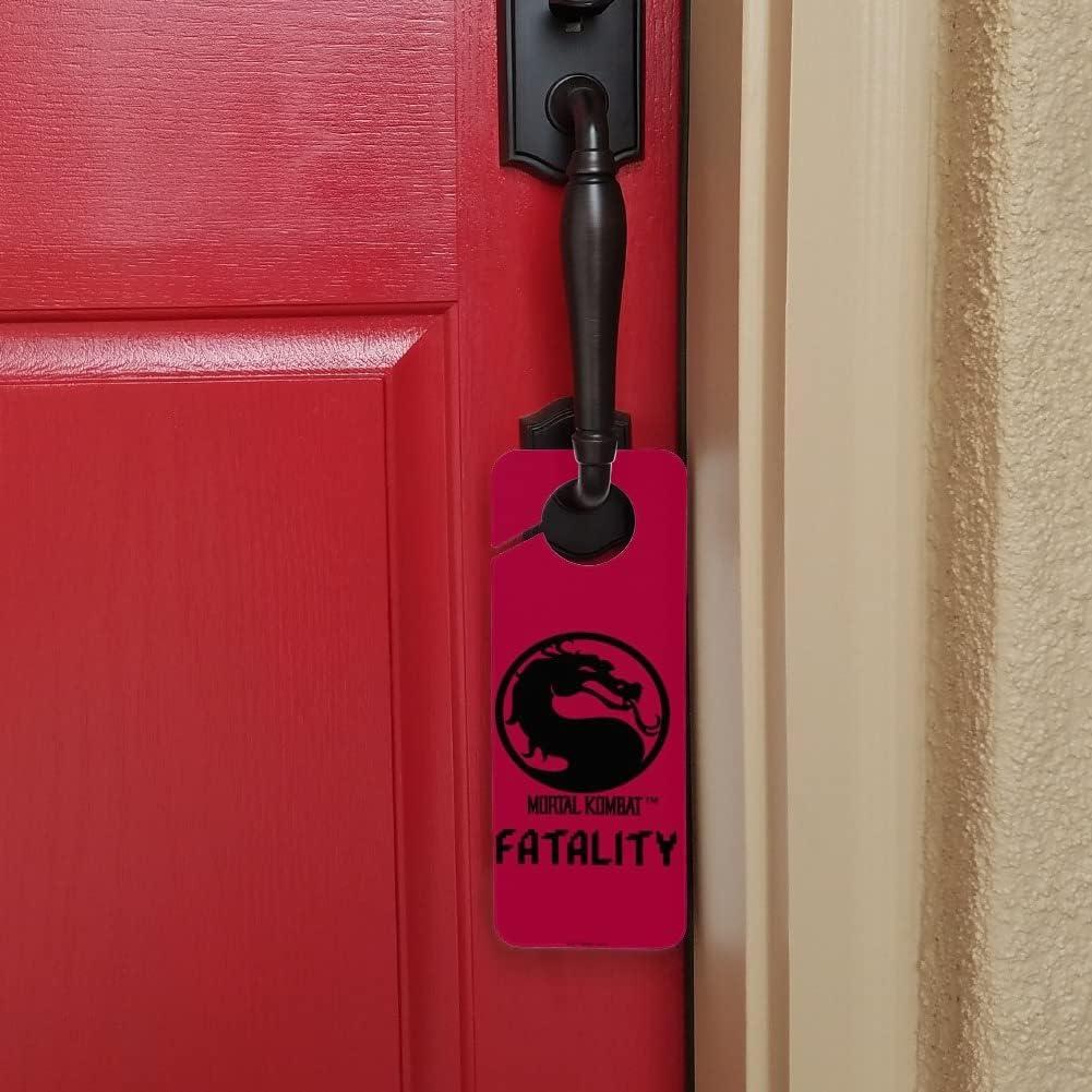 Cartel de Puerta Mortal Kombat Graphics & More 24x8.9cm