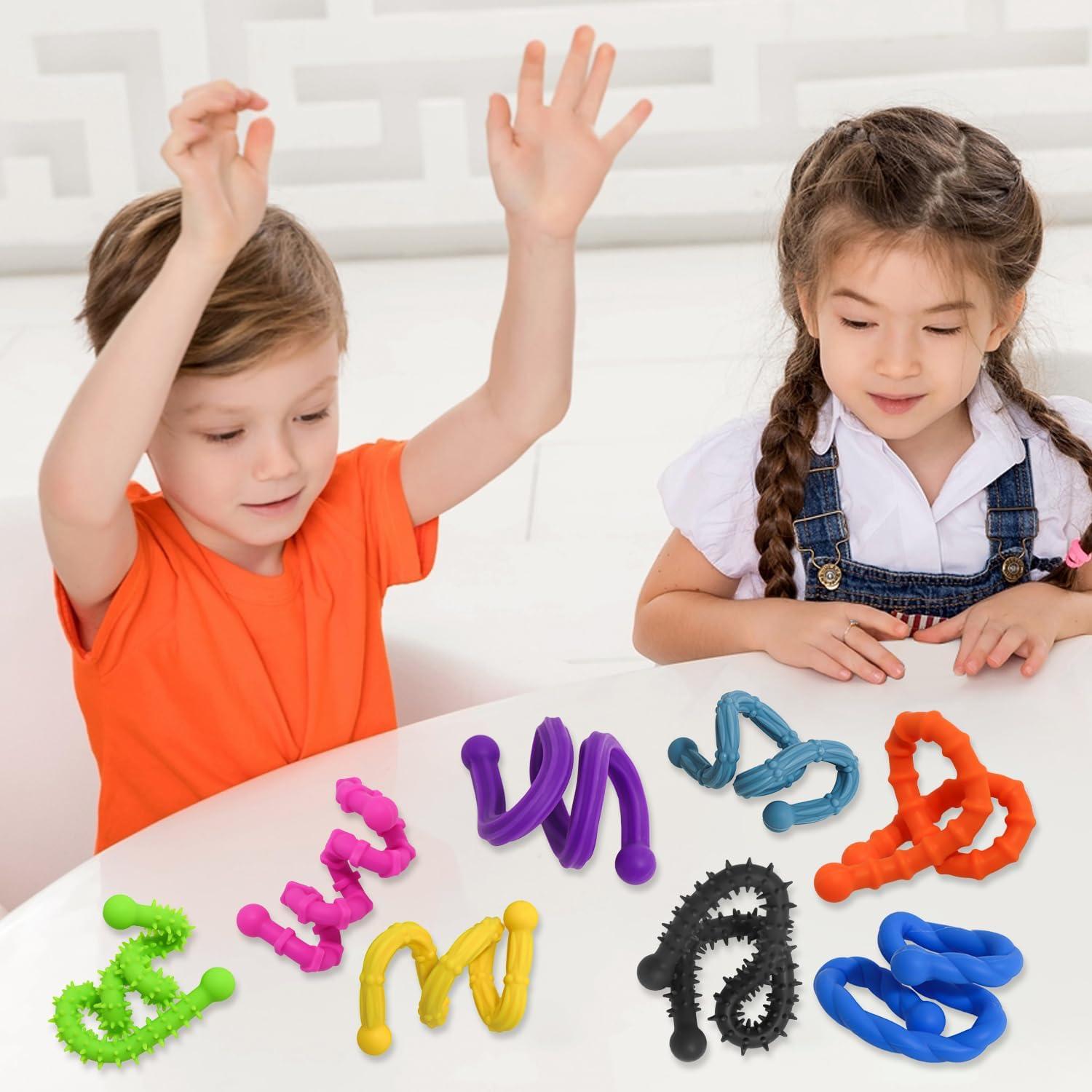 Paquete de 6 Palos Sensoriales AWTUMZQ para Niños - Juguetes Antiestrés