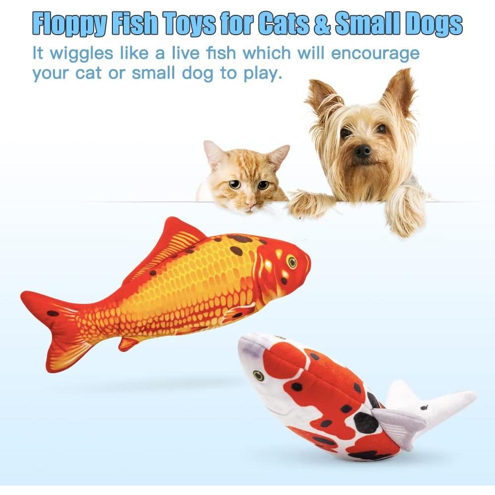Juguete Interactivo para Gatos TOOGE Pez Movible Cargable USB