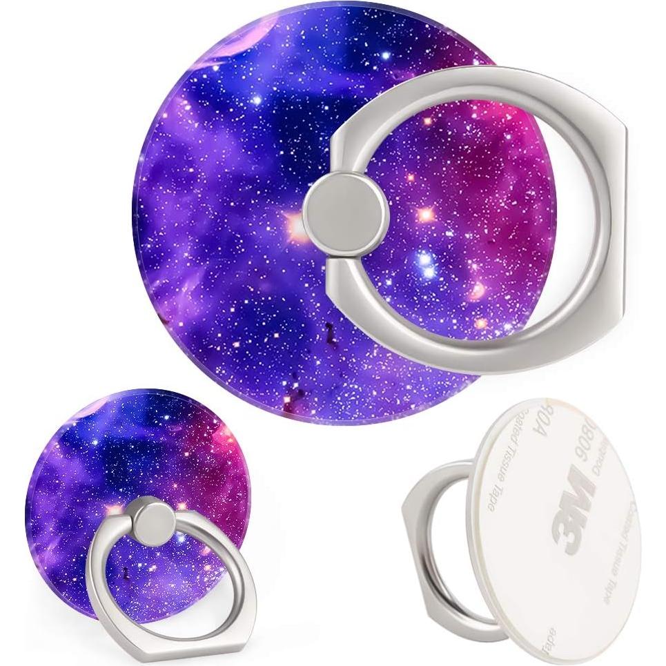 Soporte de Anillo para Teléfono Houmee Nebulosa Galáctica - 4 Paquetes