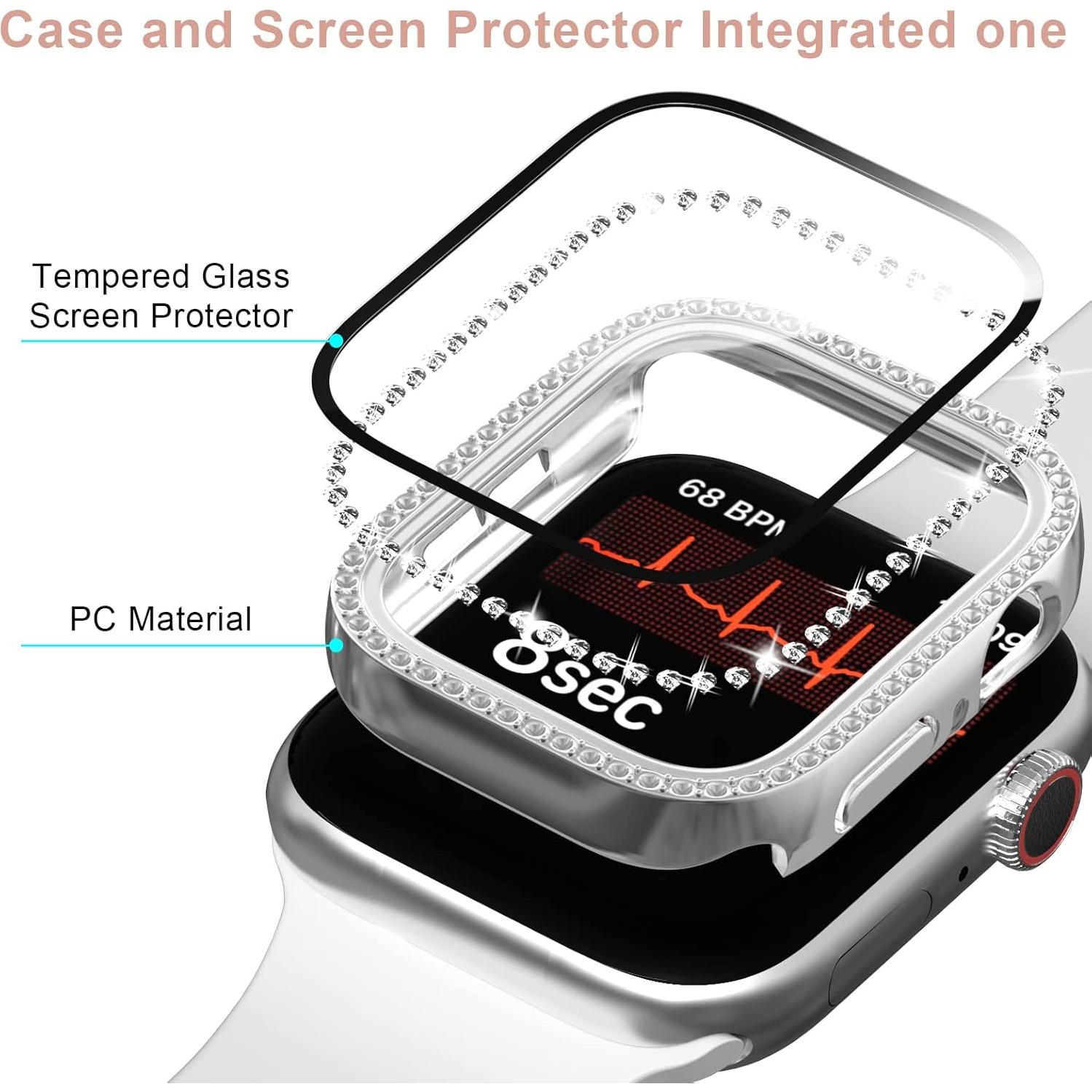 Funda Protectora Cuteey con Protector de Pantalla para Apple Watch 40mm