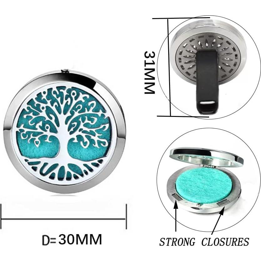 Difusor de Aceite Esencial GFONDINGD 30mm Negro Aromaterapia