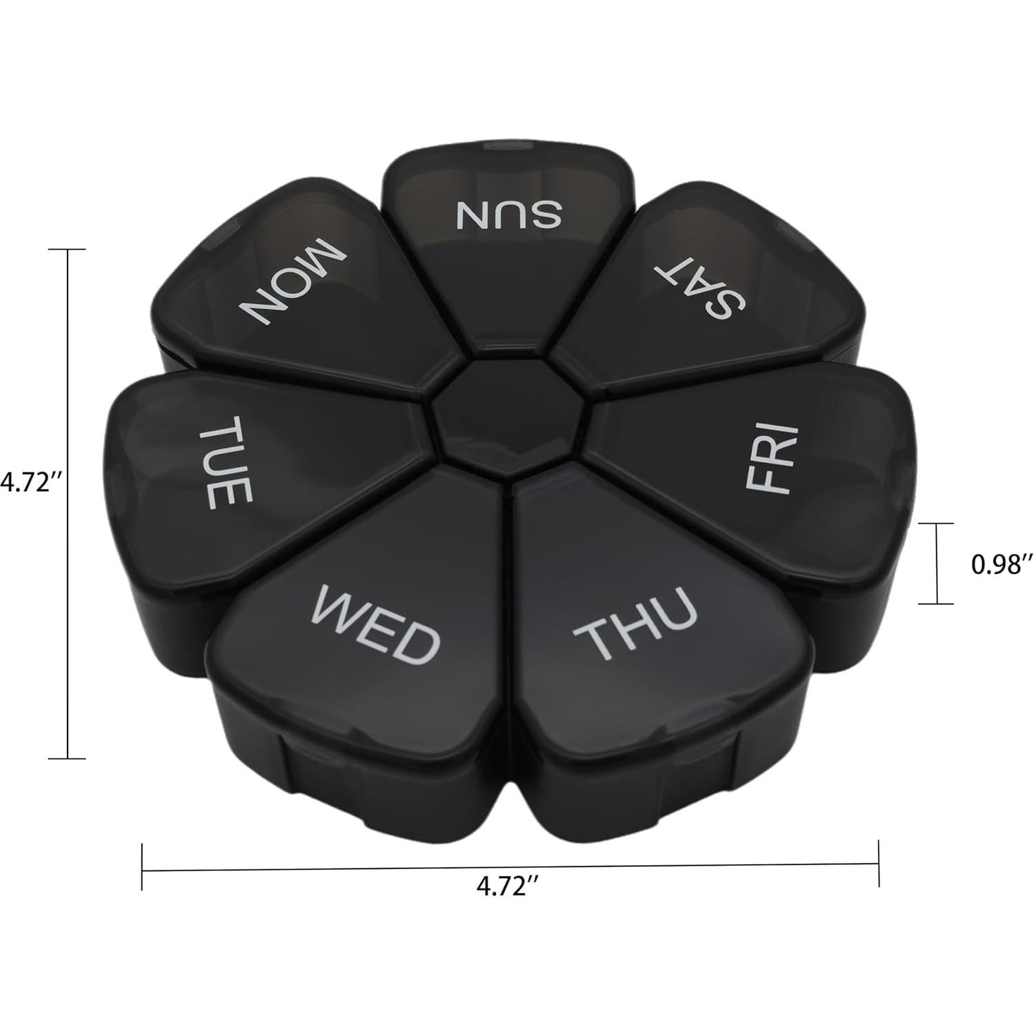 Organizador de Pastillas Semanal ShysTech - 7 Compartimentos