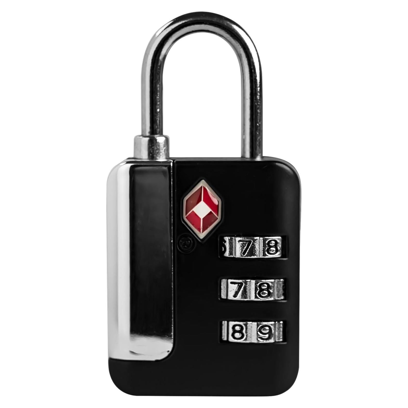 Candado TSA de Combinación UP Security 3 Dígitos Negro