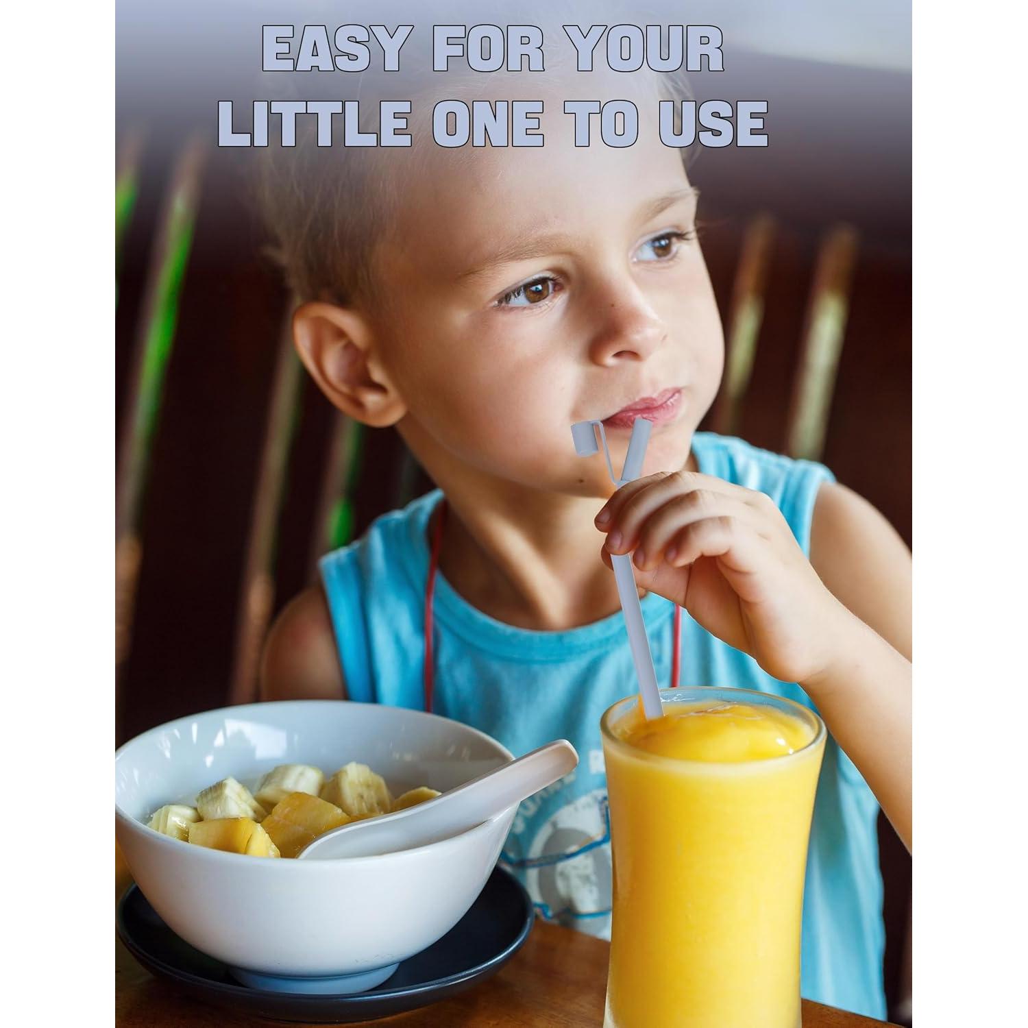 Pajillas de Silicona Reutilizables Doboli 10 Pulgadas 6 Unidades