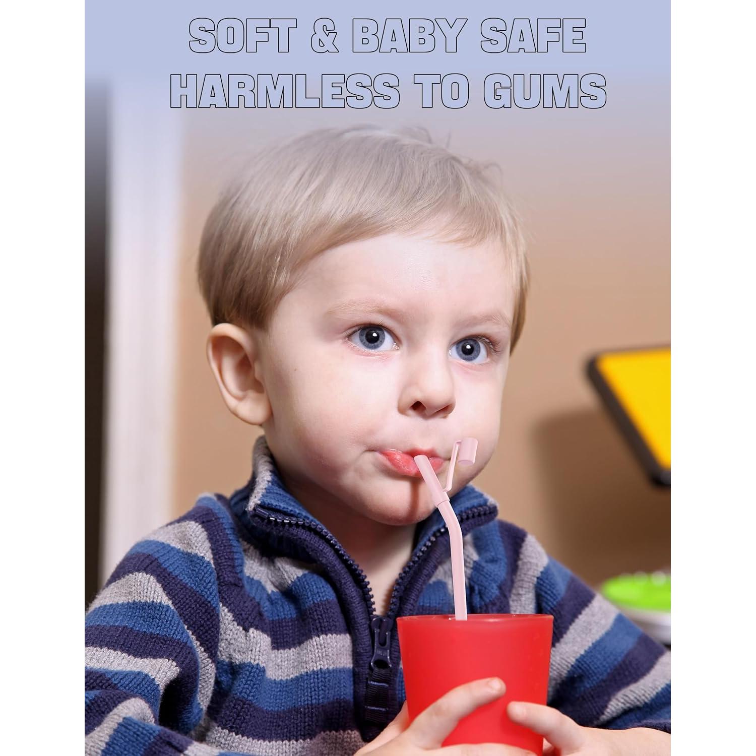 Pajillas de Silicona Reutilizables Doboli 10 Pulgadas 6 Unidades