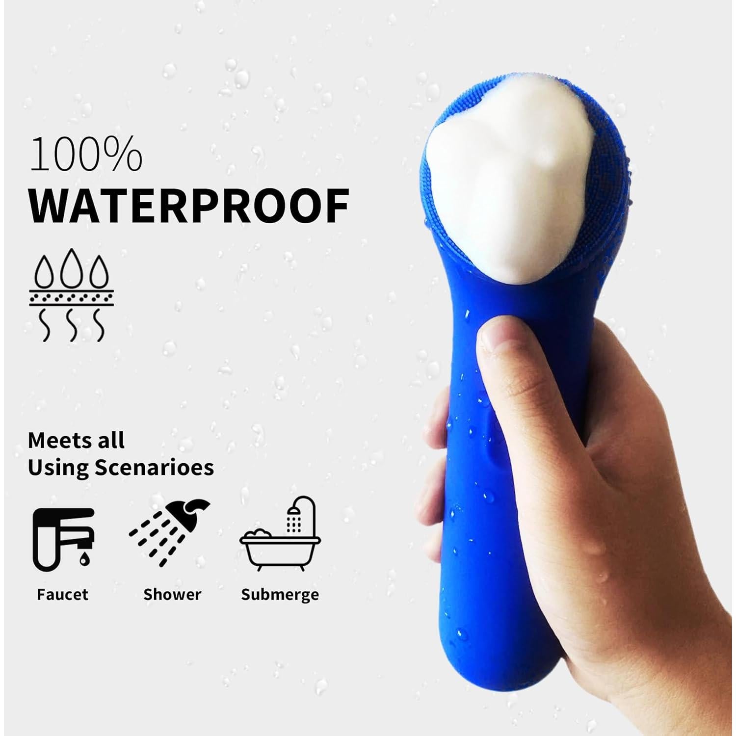 Exfoliador Facial Eléctrico NågraCoola XPRE419 Azul - 3 Modos