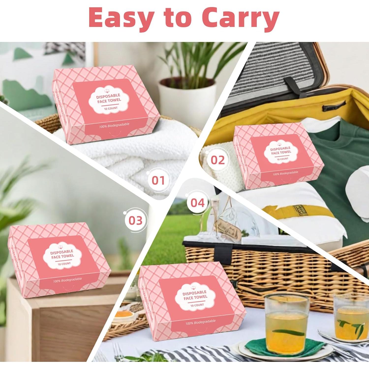 Toallas Faciales Desechables ICOTLE 30 Unidades 25.4x30.5cm