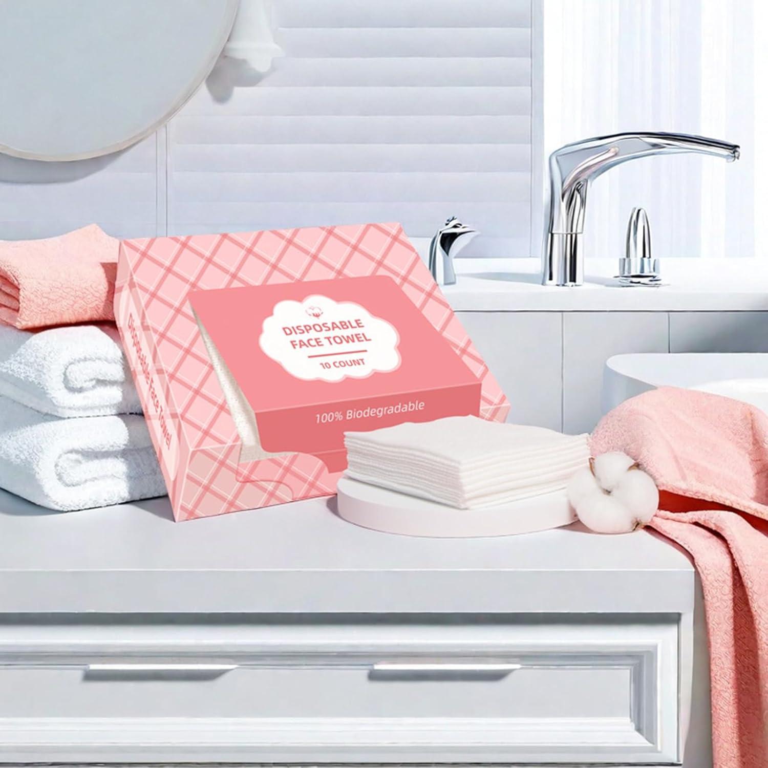 Toallas Faciales Desechables ICOTLE 30 Unidades 25.4x30.5cm