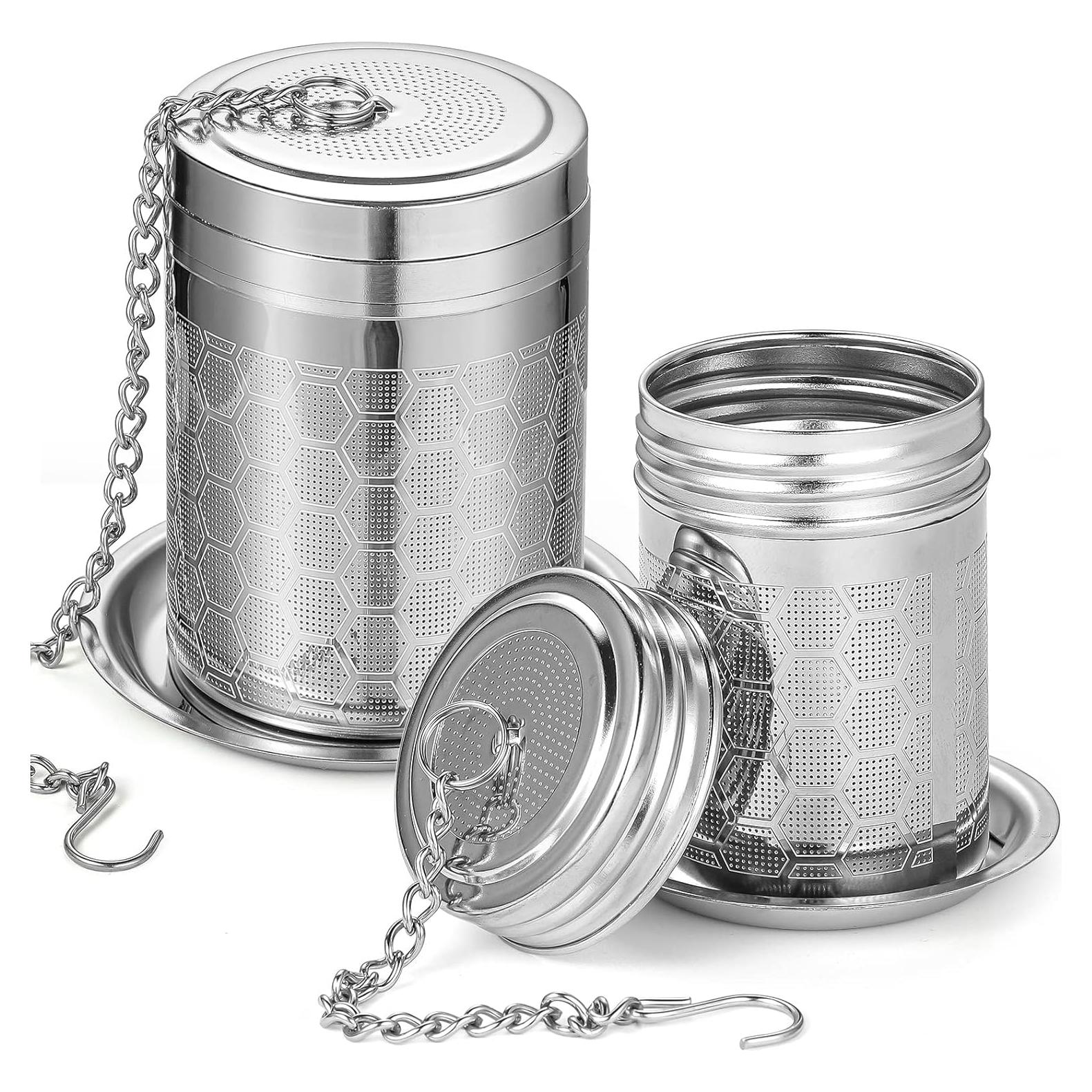Infusores de Té Prudiut de Acero Inoxidable - 2 Piezas