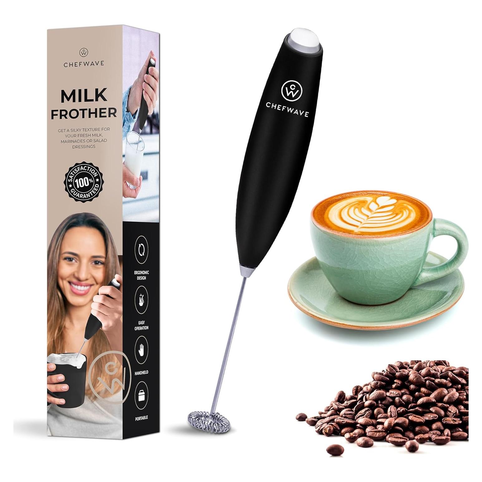 Espumador de Leche Eléctrico ChefWave CW-MFB - Acero Inoxidable