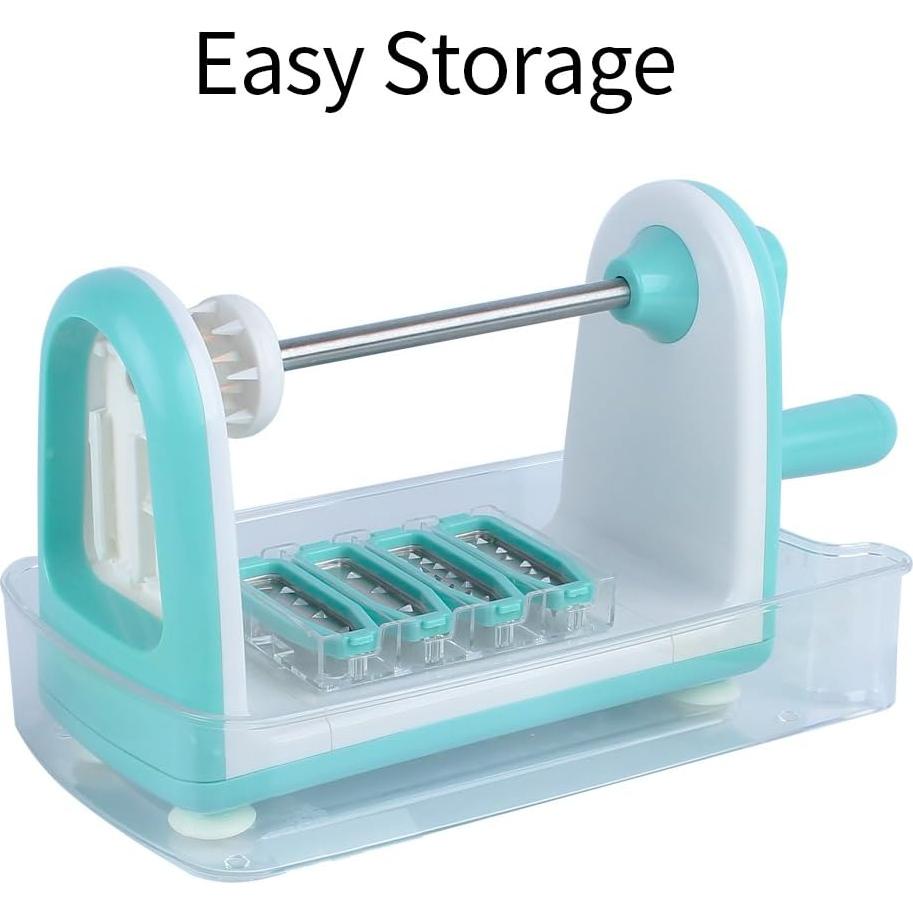 Cortador de Fideos de Verdura Ourokhome - 5 Cuchillas Manual