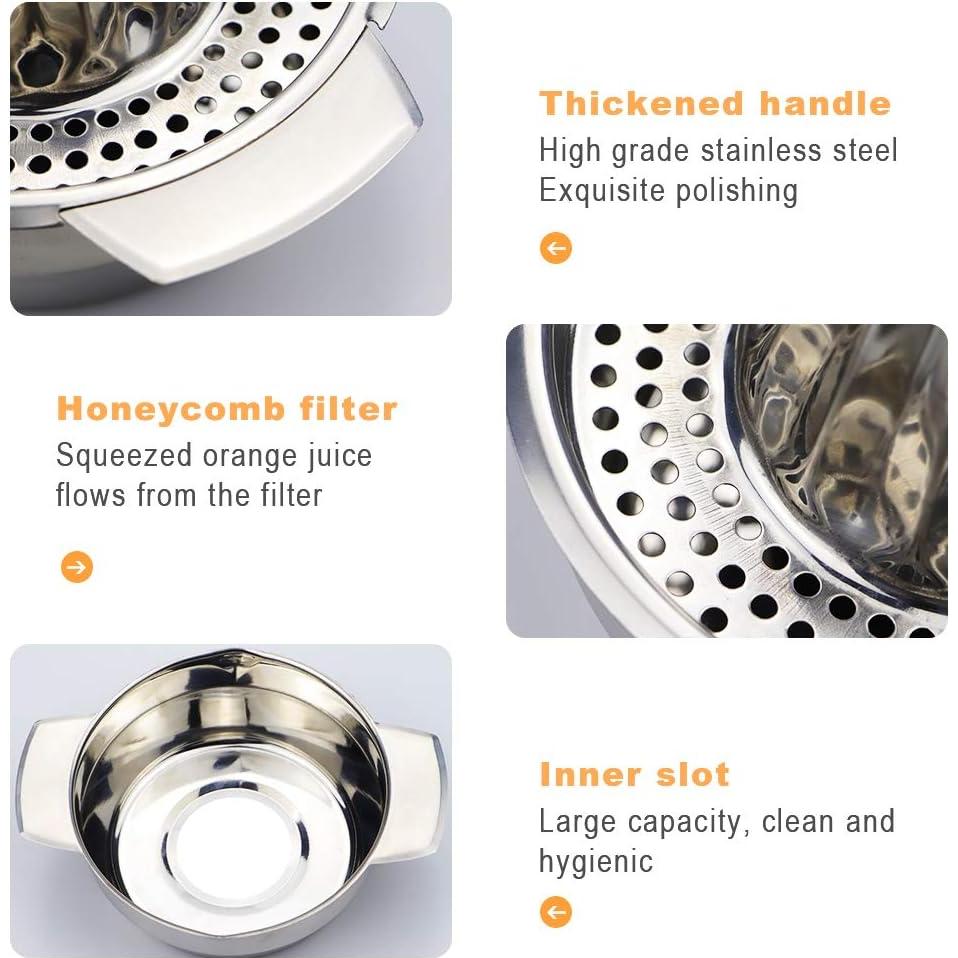 Exprimidor Manual de Cítricos Vanleonet Acero Inoxidable 0.5L