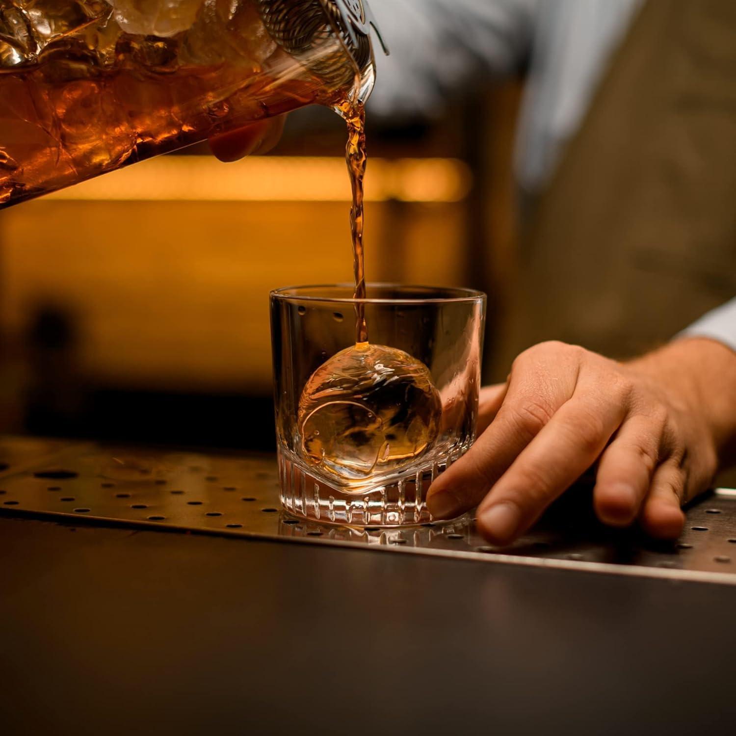 Molde de Hielo Samuelworld 12 Esferas 6cm con Contenedor - Negro