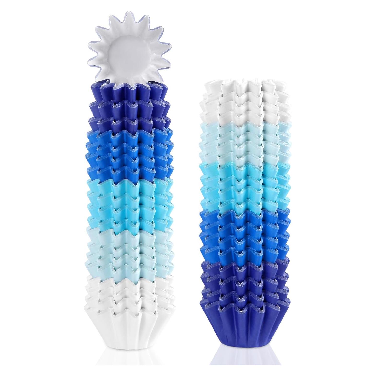 Forros de Cupcake Quera 200 Pcs Azul 3x3 cm Resistentes