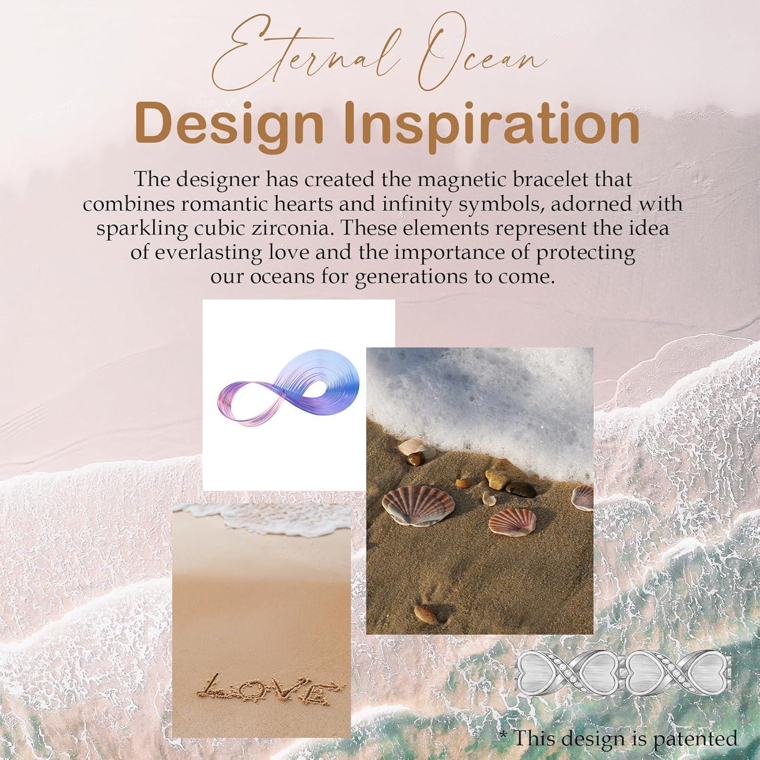 Pulsera Magnética Feraco para Mujeres con 3800 Gauss