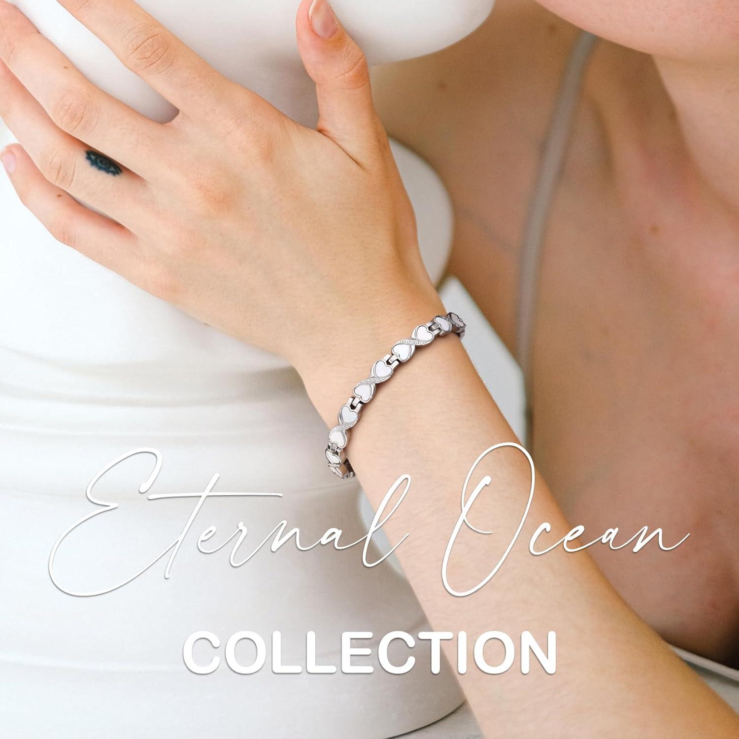 Pulsera Magnética Feraco para Mujeres con 3800 Gauss