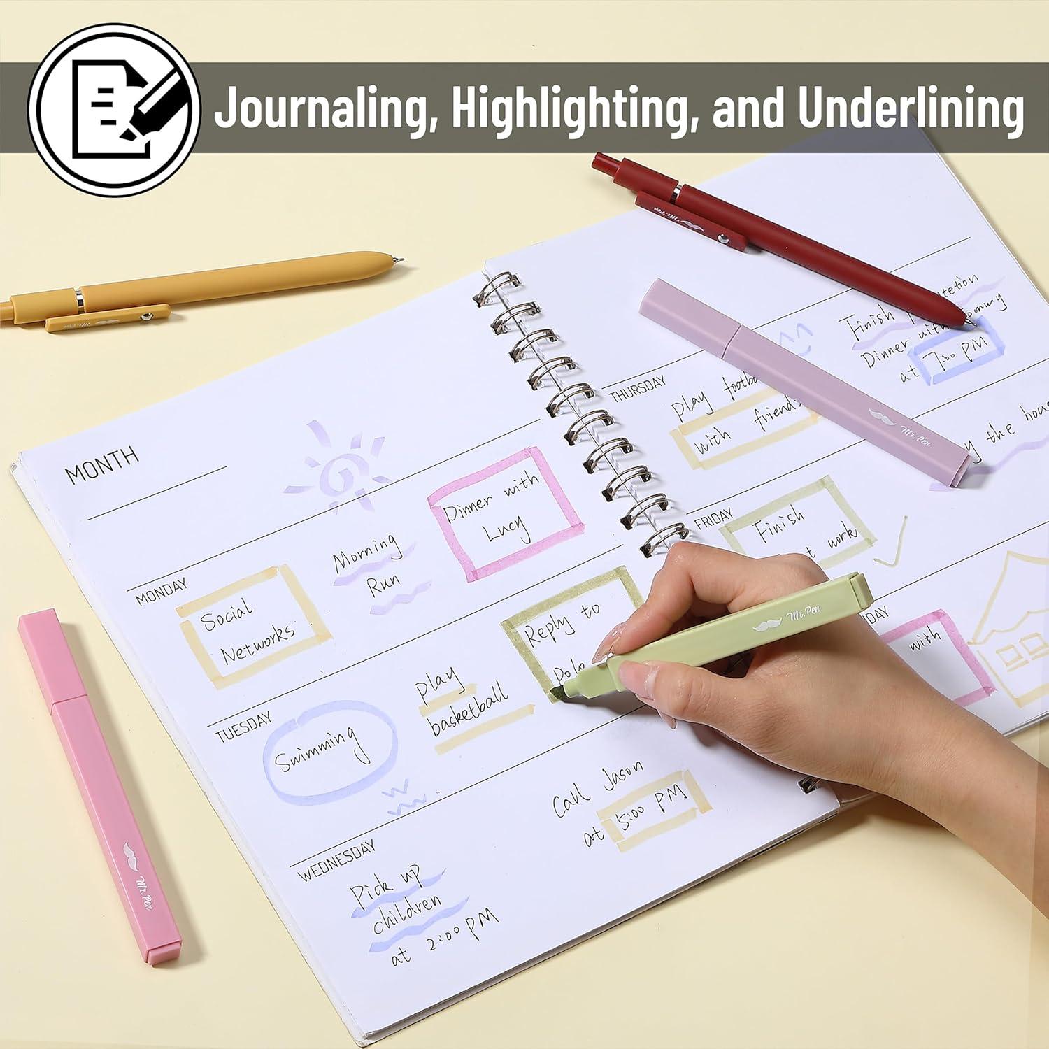 Mr. Pen - Paquete de 10 Marcadores y Bolígrafos de Gel