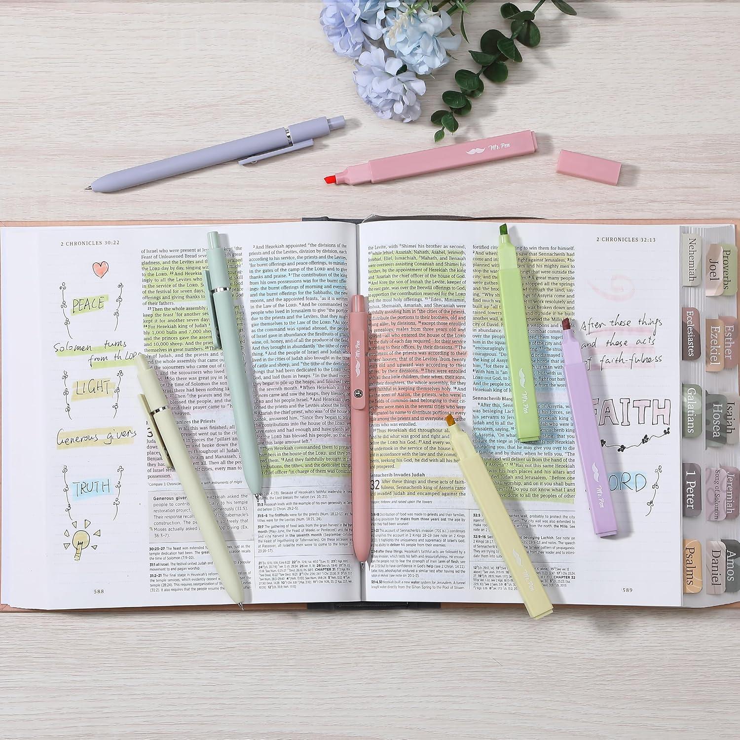 Mr. Pen - Paquete de 10 Marcadores y Bolígrafos de Gel