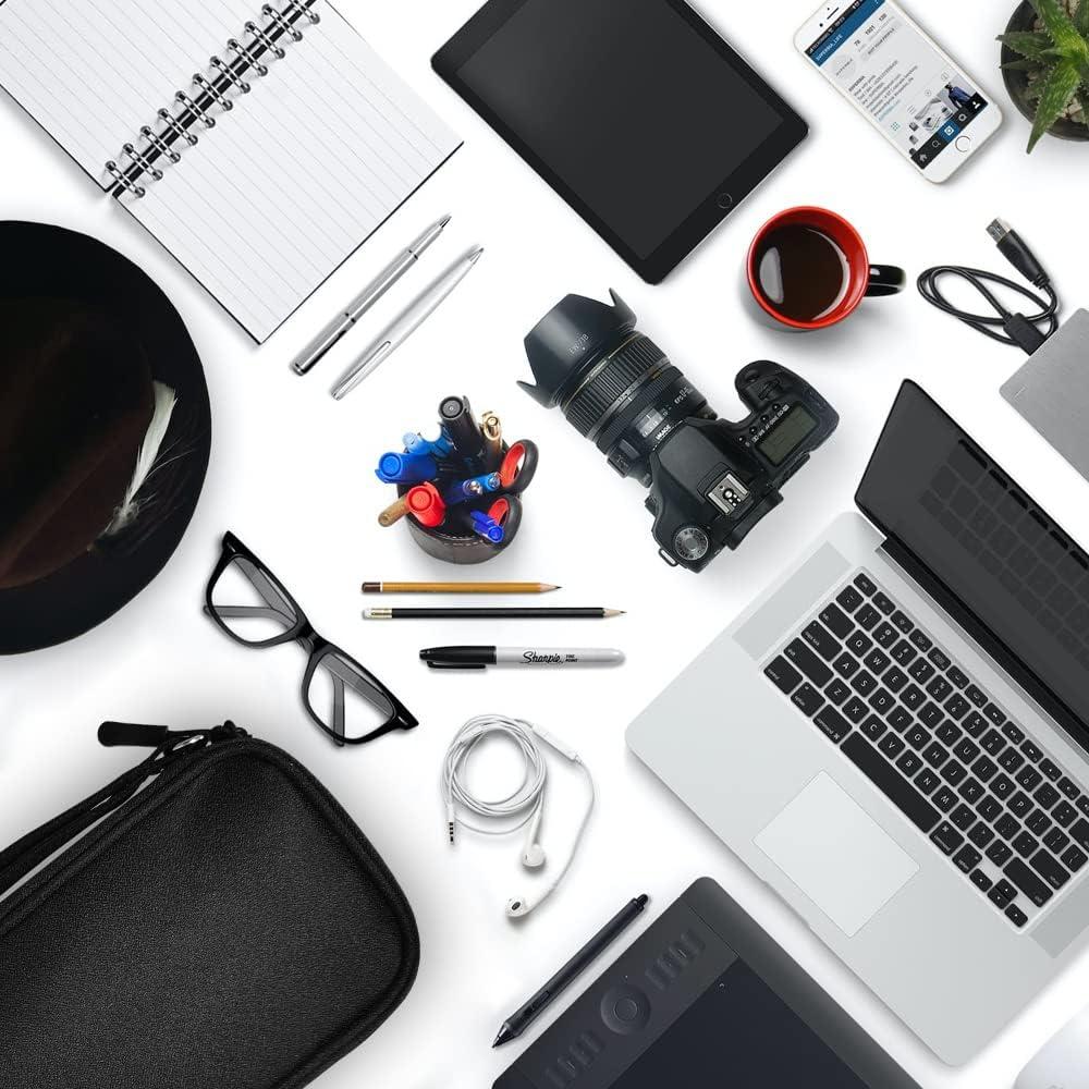 Bolsa Organizadora de Electrónicos DUMEALAGR Negra 10.9x19.1cm