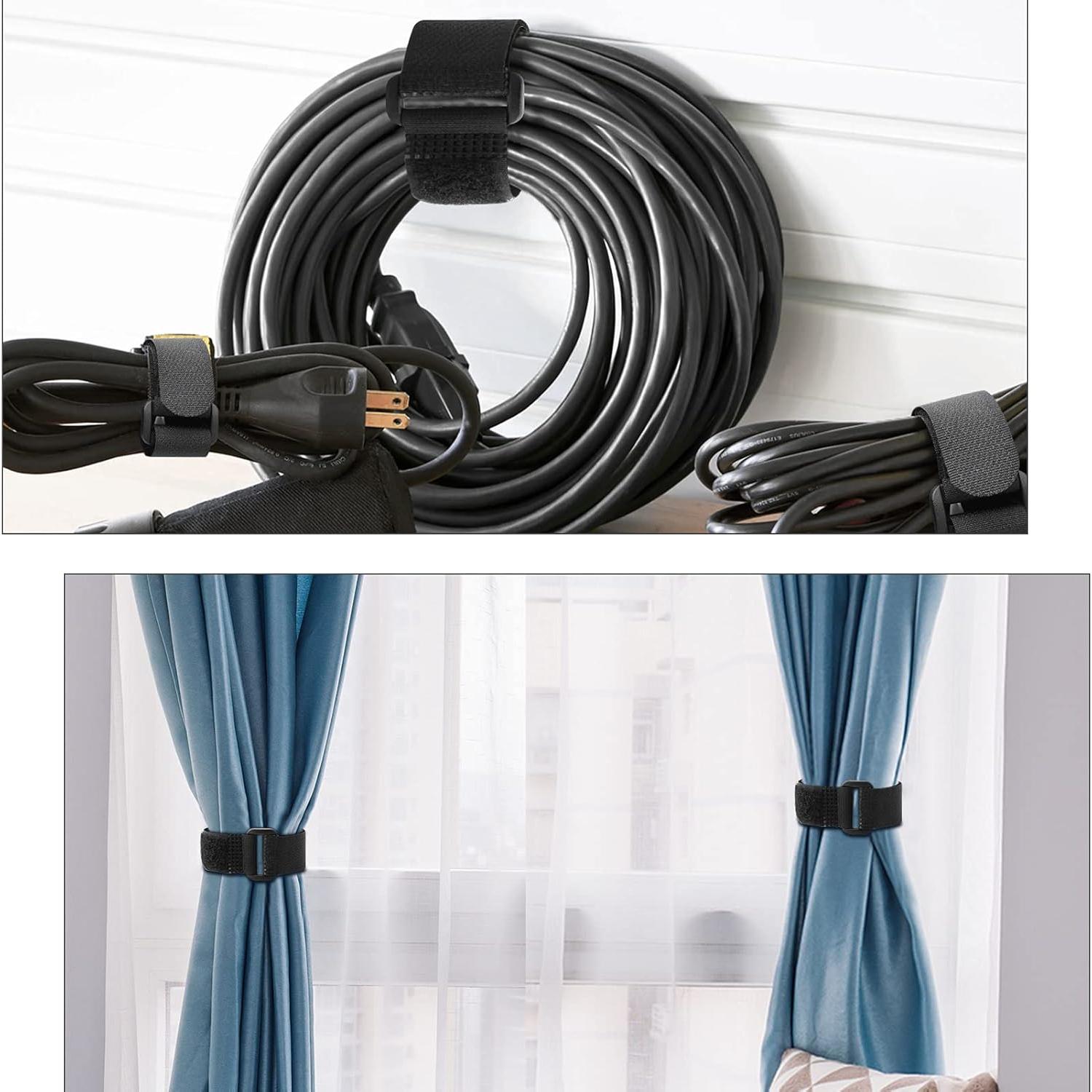 Organizador de Cables PASOW 20.32 cm Paquete de 25 Piezas