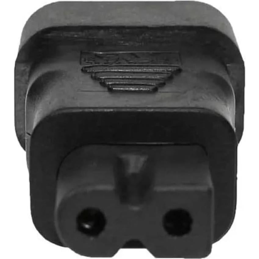 Adaptador Polarizado C14 a C7 Toptekit 10A 125V Negro
