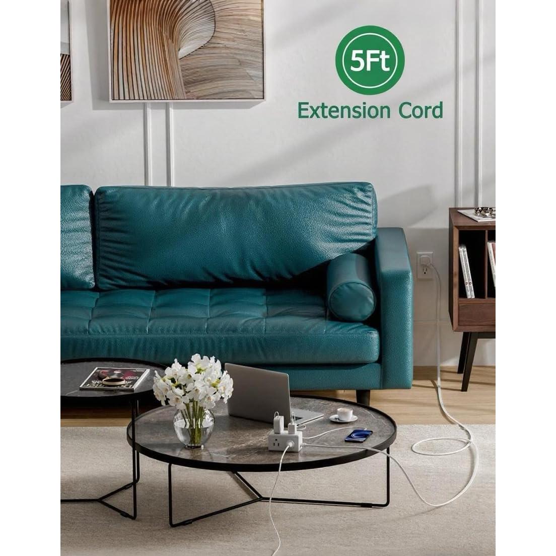 Regleta de Enchufes BsrDyb 1.52m 6 Tomas Ultra Plano